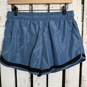New York Laundry NYL Running Jogging Shorts Sport Women’s Size Large Blue Lined